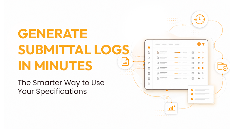 Generate Submittal Logs in Minutes: The Smarter Way to Use Your Specifications