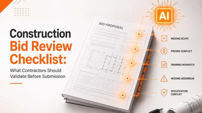Construction Bid Review Checklist: What Contractors Should Validate Before Submission