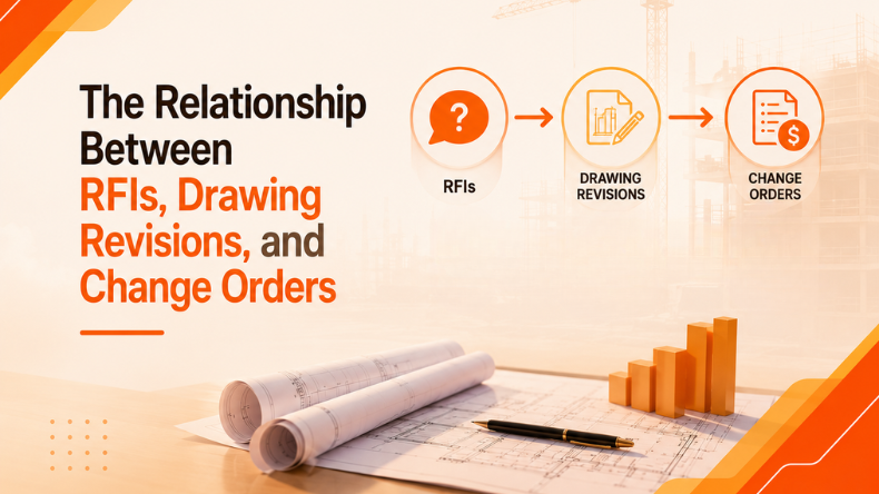 The Relationship Between RFIs, Drawing Revisions, and Change Orders